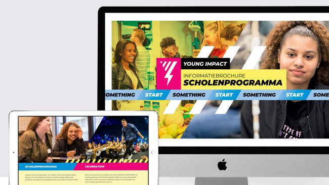 YOUNG IMPACT | Ontwerp promotiematerialen